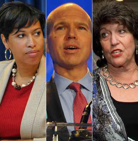 Muriel Bowser, David Catania, Carol Schwartz, D.C. mayoral candidates, gay news, Washington Blade