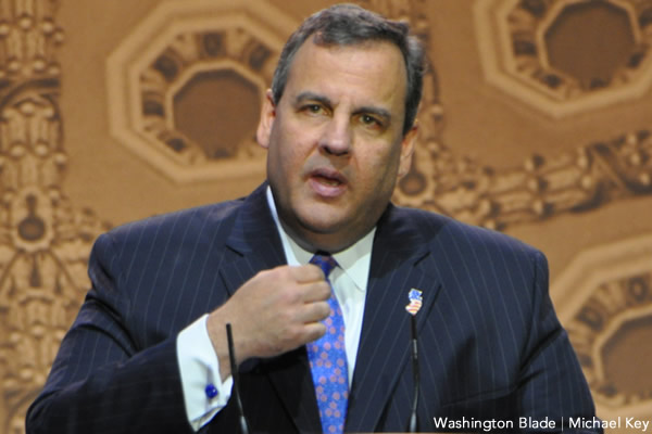 Chris Christie, conversion therapy, gay news, Washington Blade