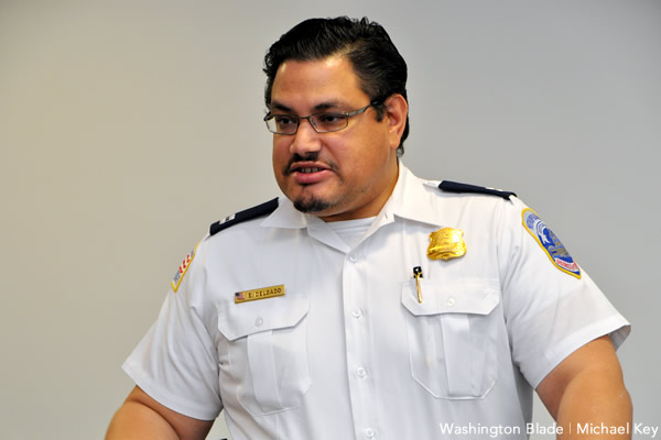 Edward Delgado, MPD, Metropolitan Police Department, gay news, Washington Blade