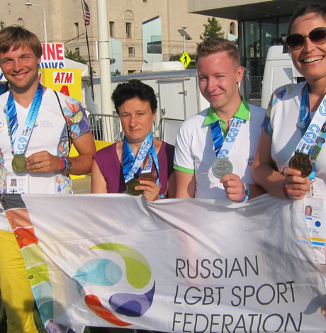Konstantin Yablotskiy, Elvina Yuvakieva, Gay Games, Russian LGBT Sport Federation, gay news, Washington Blade