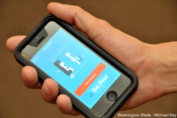 smartphone fitness apps, gay news, Washington Blade