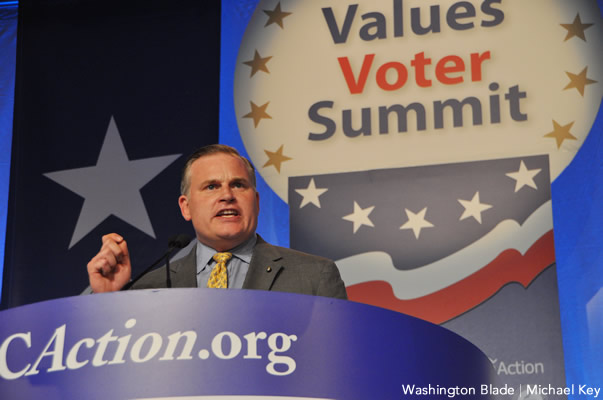 Brian Brown, National Organization for Marriage, NOM, Values Voter Summit, gay news, Washington Blade