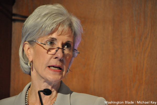 Kathleen Sebelius, United States Department of Health & Human Services, Obamacare, Affordable Care Act, Obama Administration, gay news, Washington Blade, Democratic Party, Kansas