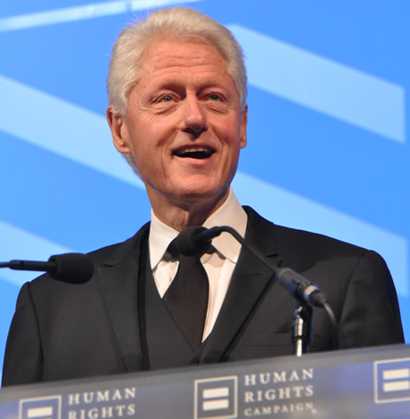 Bill Clinton, Human Rights Campaign National Dinner, HRC, gay news, Washington Blade