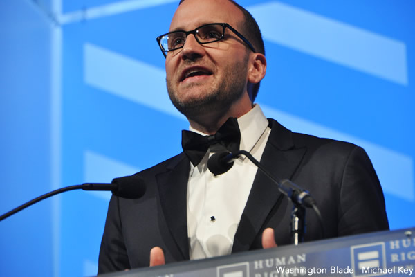 Chad Griffin, HRC National Dinner, Human Rights Campaign, gay news, Washington Blade