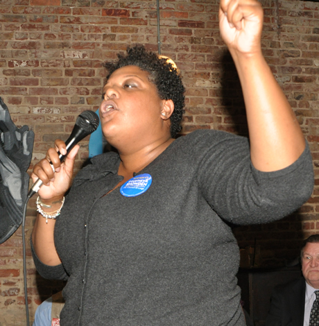 Courtney Snowden, Gertrude Stein Democratic Club endorsement forum, gay news, Washington Blade