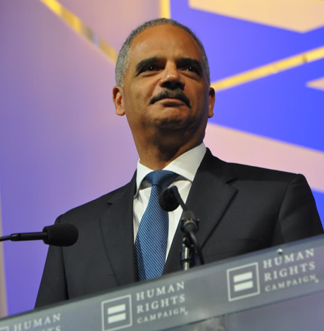 Eric Holder, gay news, Washington Blade, HRC, Human Rights Campaign National Dinner