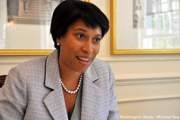 Muriel Bowser, gay news, Washington Blade