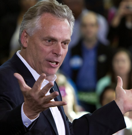 Terry McAuliffe, Virginia, gay news, Washington Blade