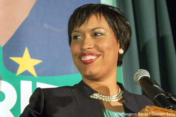 Muriel Bowser, gay news, Washington Blade