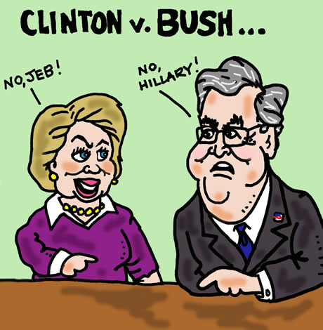 Clinton v. Bush, gay news, Washington Blade