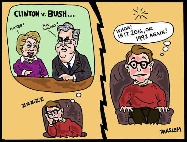 Clinton v. Bush, gay news, Washington Blade