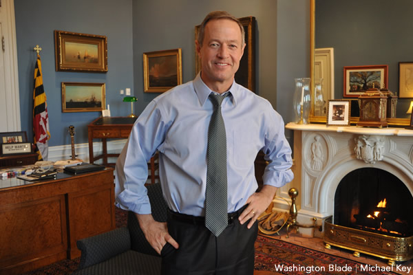 Martin O'Malley, Maryland, Democratic Party, gay news, Washington Blade, Annapolis