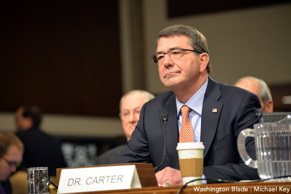 Ashton Carter, gay news, Washington Blade