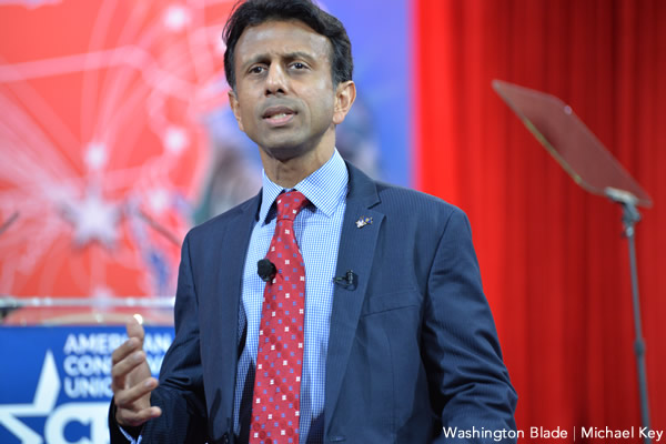 Bobby Jindal, Louisiana, Republican Party, CPAC, Conservative Political Action Conference, gay news, Washington Blade