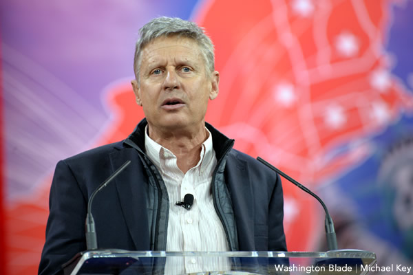 Gary Johnson, New Mexico, Republican Party, CPAC, Conservative Political Action Committee, gay news, Washington Blade