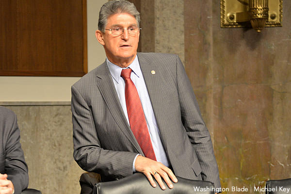 Joe Manchin, gay news, Washington Blade