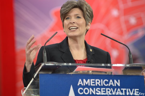 Joni Ernst, Iowa, Republican Party, CPAC, Conservative Political Action Conference, gay news, Washington Blade, United States Senate