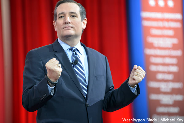 Ted Cruz, United States Senate, Republican Party, Conservative Political Action Conference, CPAC, gay news, Washington Blade