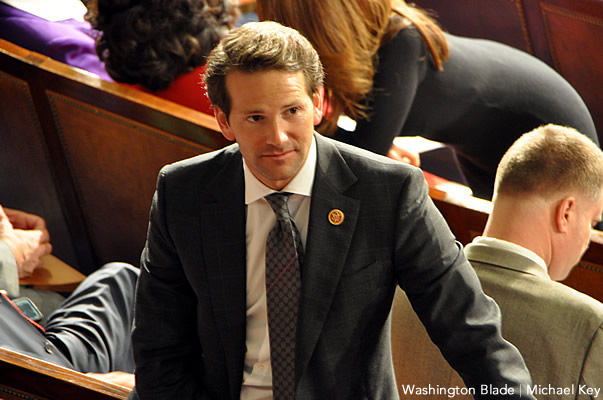 U.S. Rep. Aaron Schock (R-Ill.) on March 17, 2015, resigned from Congress amid growing scandals about his spending while in office. (Washington Blade photo by Michael Key)