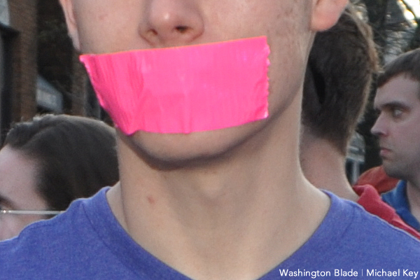 Day of Silence, gay news, Washington Blade