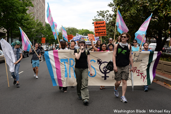 transgender march, gay news, Washington Blade