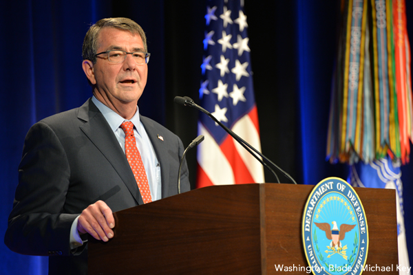 Ashton Carter, Department of Defense, gay news, Washington Blade