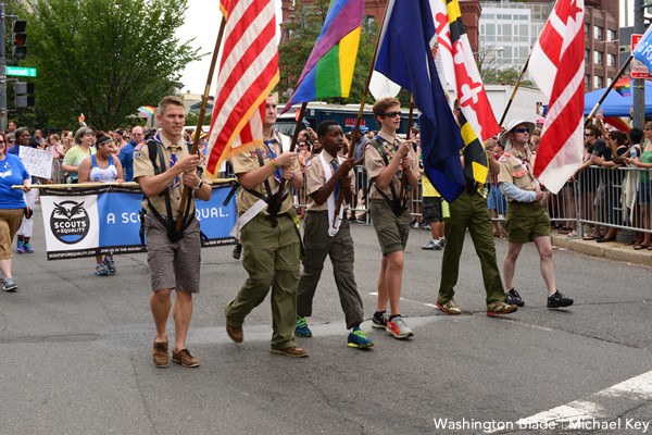 The Boy Scouts of America will now admit transgender youth. (Washington Blade file photo by Michael Key)