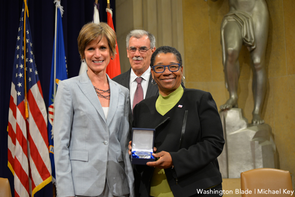Sally Quillian Yates, Donald B. Verrilli, Sheila Alexander-Reid, United States Department of Justice, gay news, Washington Blade
