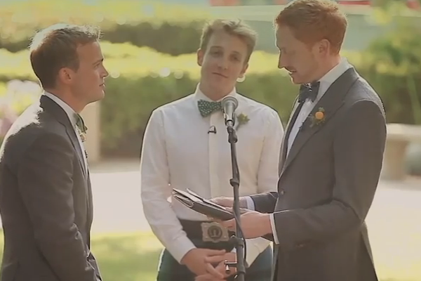 The Hillary Clinton campaign unveiled a video on same-sex marriage.