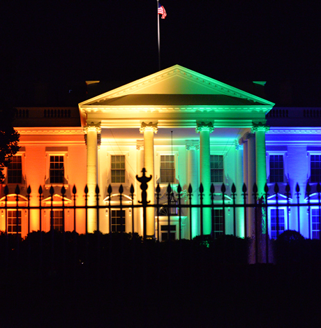 White House, rainbow, gay news, Washington Blade