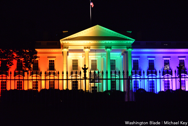 White House, rainbow, gay news, Washington Blade