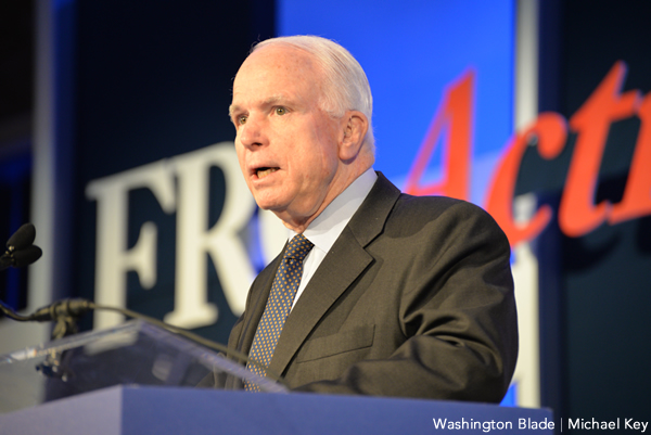 John McCain, Values Voter Summit, gay news, Washington Blade, United States Senate, Republican Party, Arizona