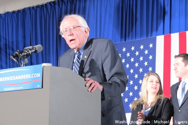 Bernie Sanders, New Hampshire primary, gay news, Washington Blade