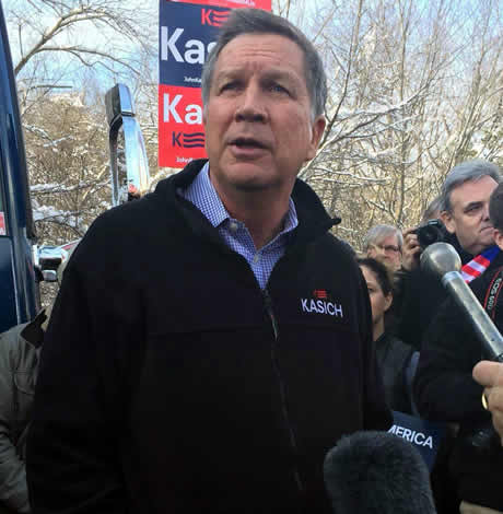 John Kasich, New Hampshire primary, gay news, Washington Blade