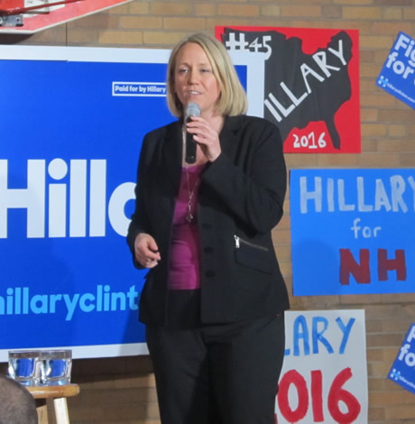 Stephanie Schriock, Hillary Clinton, gay news, Washington Blade, New Hampshire primary