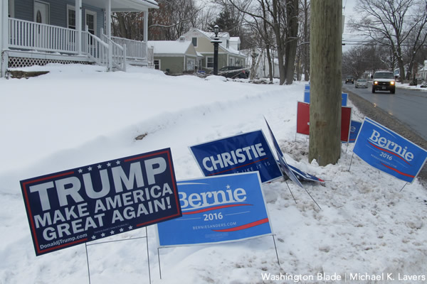 New Hampshire primary, gay news, Washington Blade