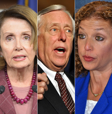 Nancy Pelosi, Steny Hoyer, Debbie Wasserman Schultz, Democratic Party, gay news, Washington Blade