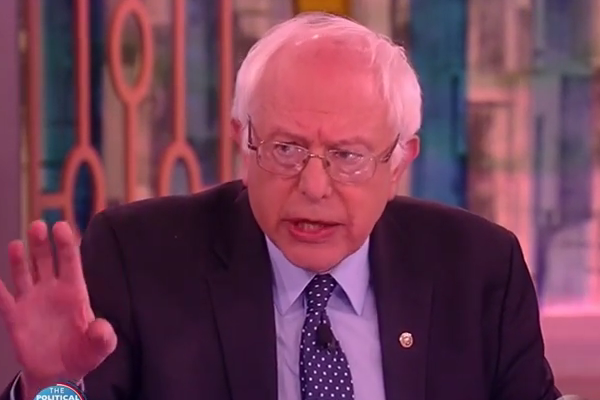 Bernie Sanders said his administration would seek to overturn anti-LGBT laws in North Carolina and Mississippi. (Screenshot via YouTube)