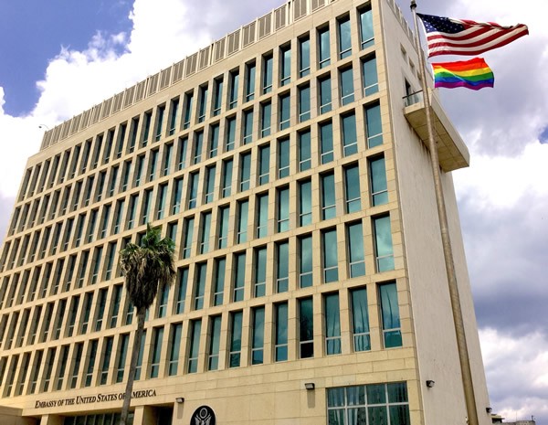 Cuba, Pride flag, gay news, U.S. Embassy, Washington Blade