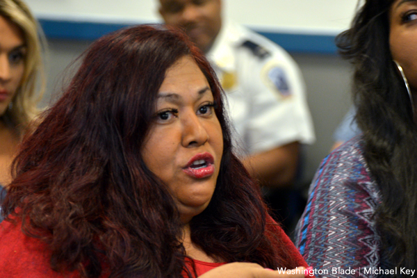 Ruby Corado, gay news, Washington Blade, LGBT Public Safety Meeting