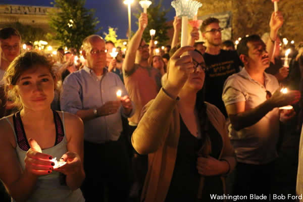 Baltimore vigil, gay news, Washington Blade, Pulse nightclub