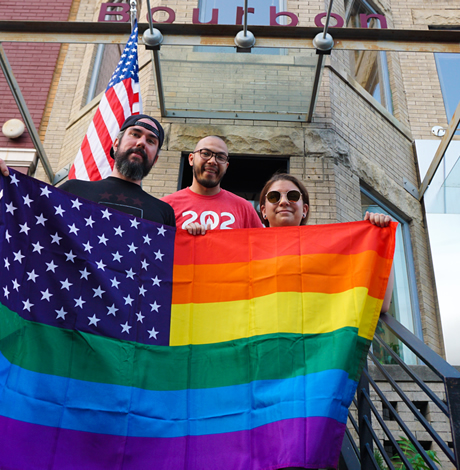 rainbow flag, D.C. Bourbon, gay news, Washington Blade