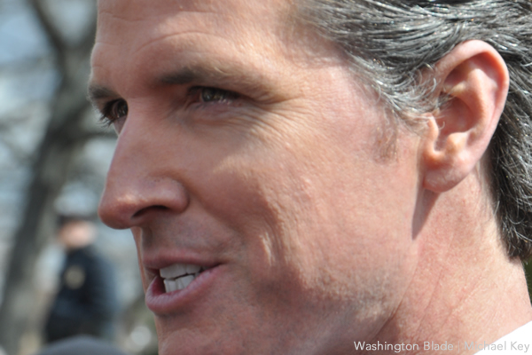 Gavin Newsom, gay news, Washington Blade