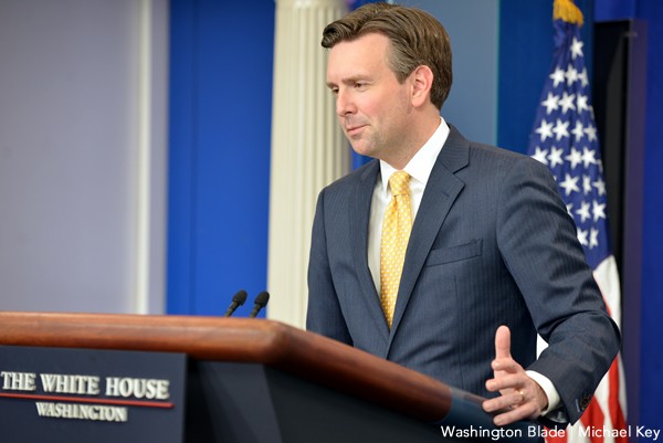 Josh Earnest, gay news, Washington Blade