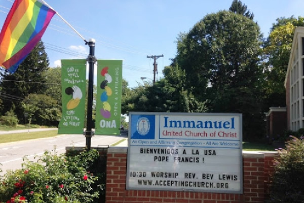 Immanuel Church of Christ, gay news, Washington Blade