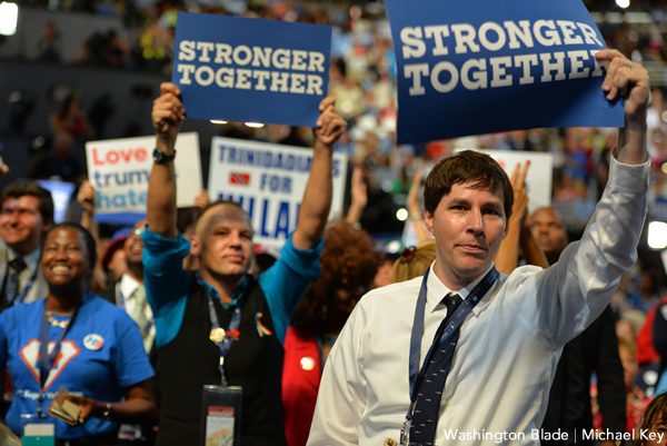 Democratic National Convention, gay news, Washington Blade