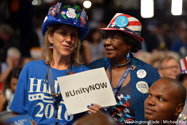 Delegates at the Democratic National Convention, gay news, Washington Blade