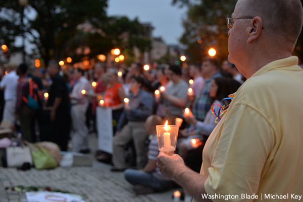 vigil, Dupont Circle, Orlando, gay news, Washington Blade, Pride Fund