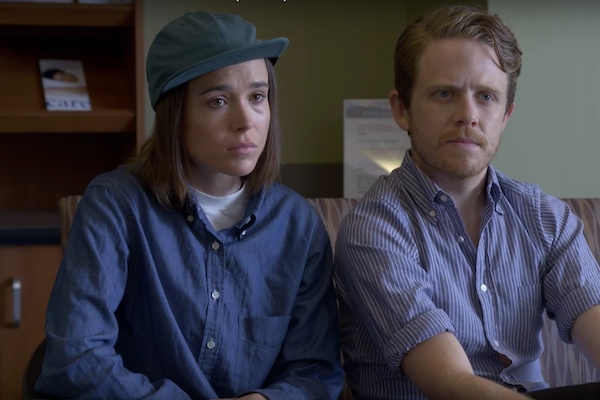 (Ellen Page and Ian Daniel in 'Gaycation.' Screenshot via YouTube)